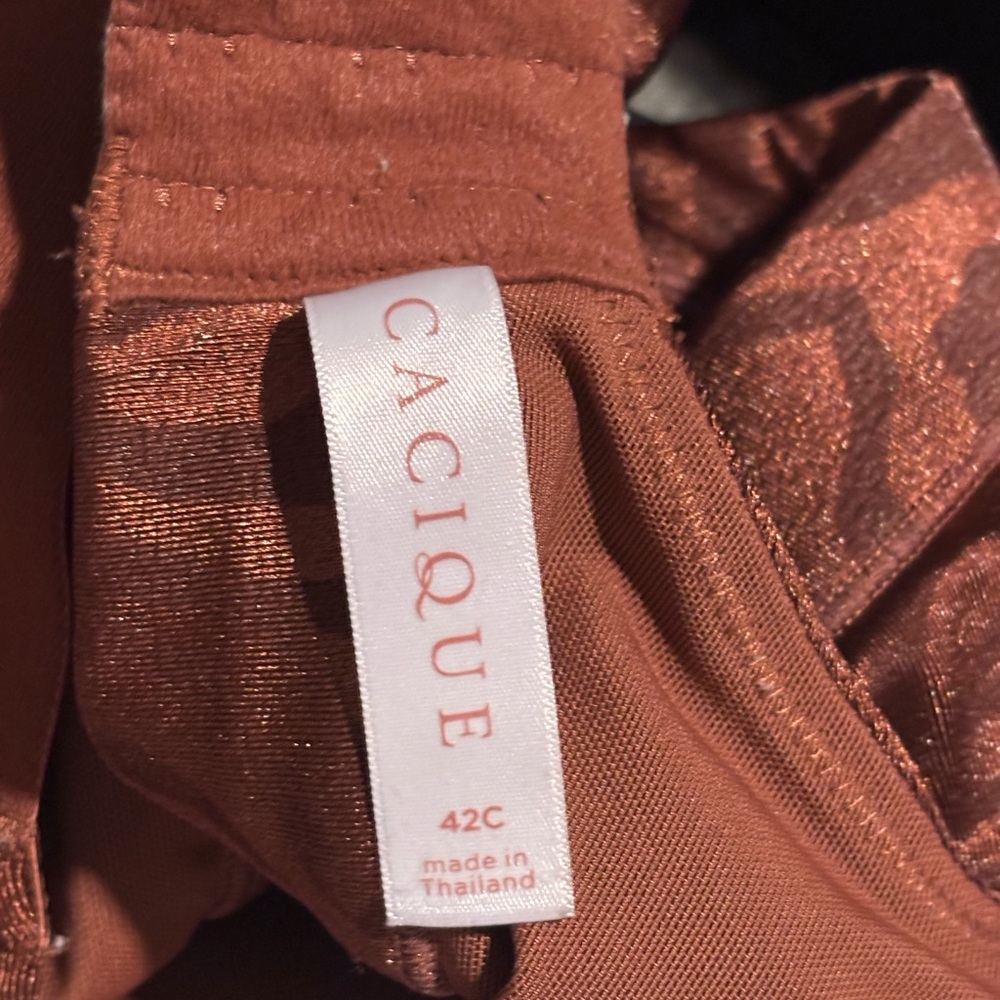 Cacique Black, Pink, and Brown Bra Set of 3 Lane Bryant 42C - Picture 3 of 3